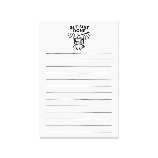 Get Shit Done Notepad Paper Parasol Press