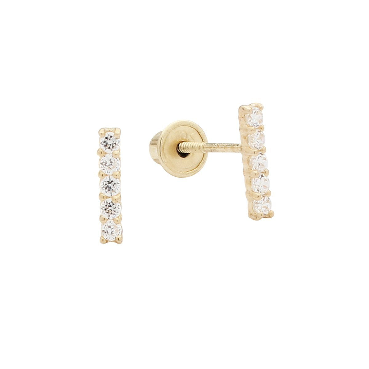 Individual Tiny Bar Studs Ofina