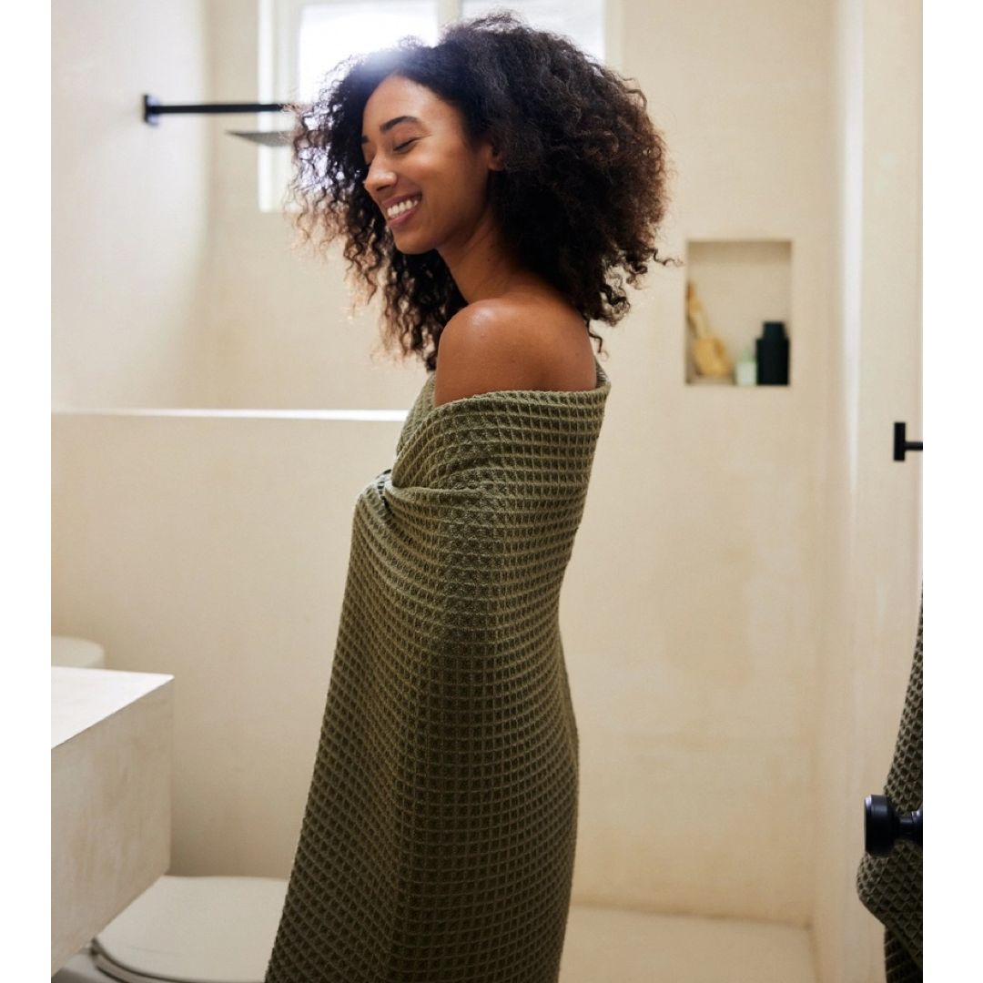 Waffle Bath Towel Geometry