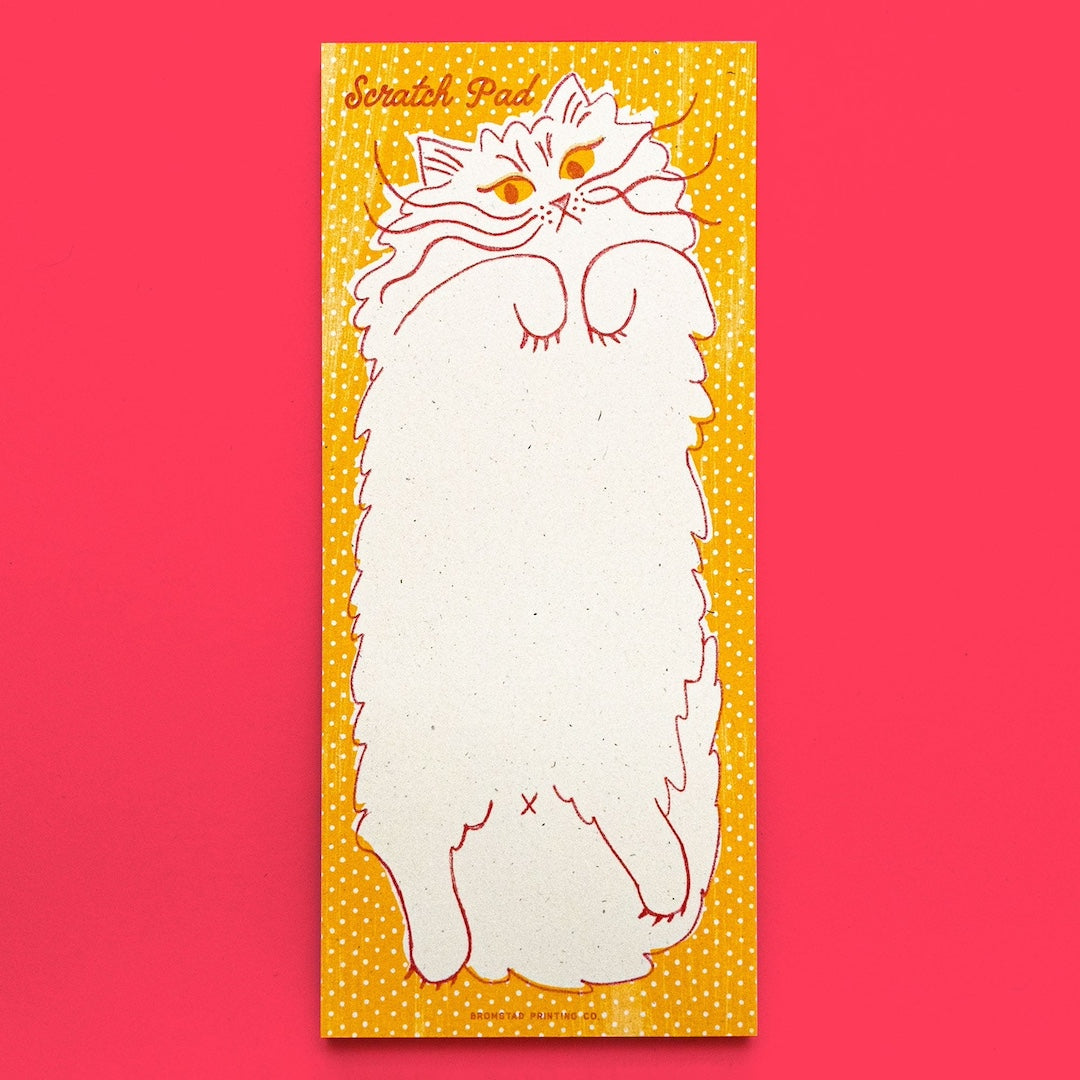 Scratch Pad Cat Notepad Bromstad Printing Co