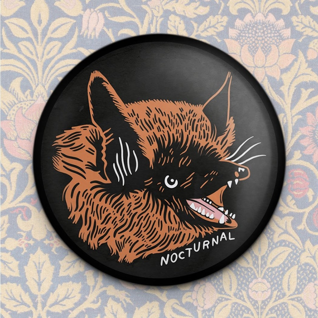 Nocturnal Bat Magnet Stay Home Club