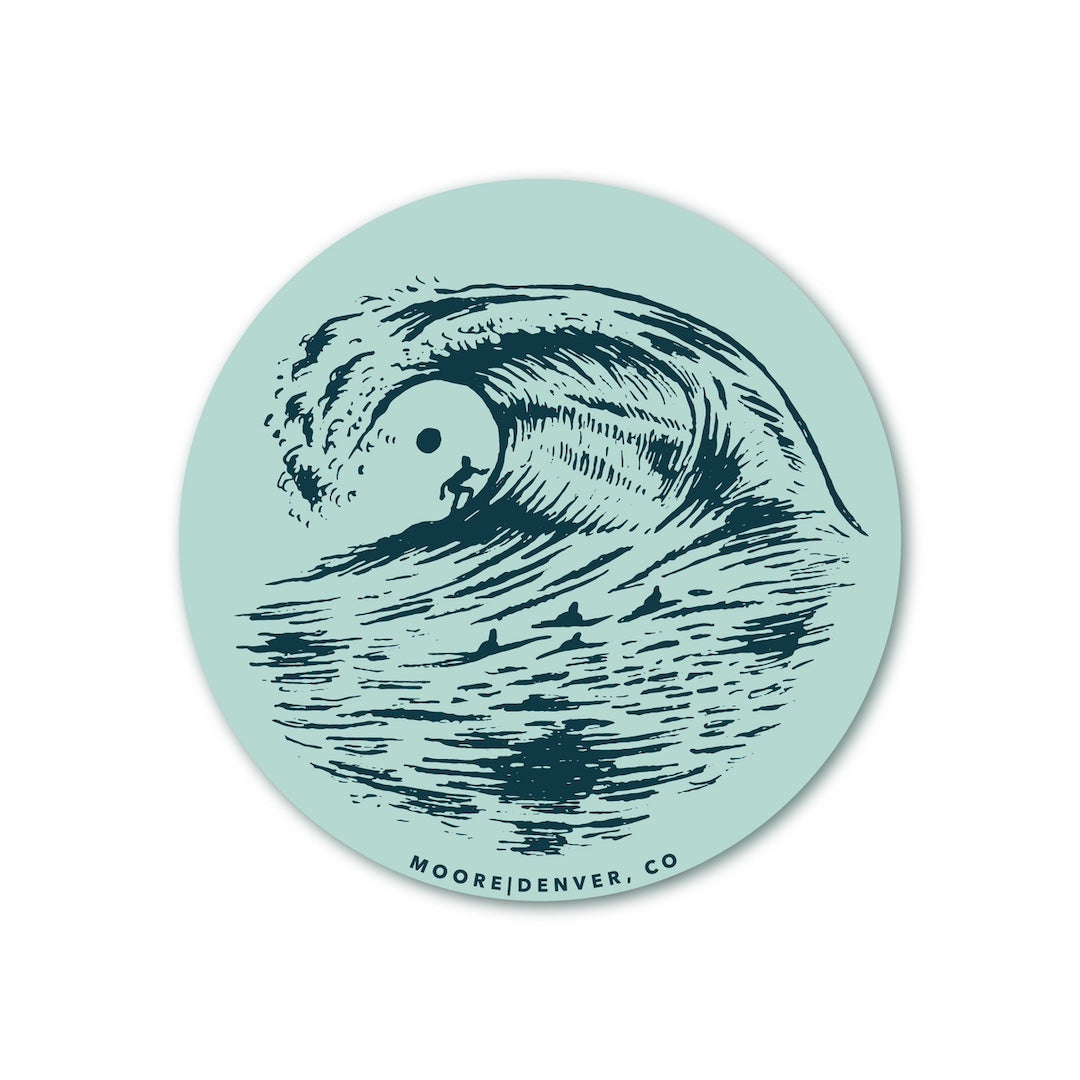 Big Wave Sticker Moore Collection