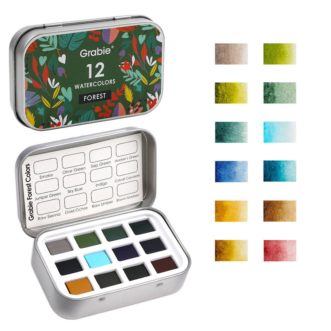Watercolor Pocket Set Of 12 Grabie