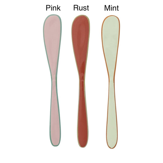 Earth Tone Enameled Canape Knives Creative Co-Op