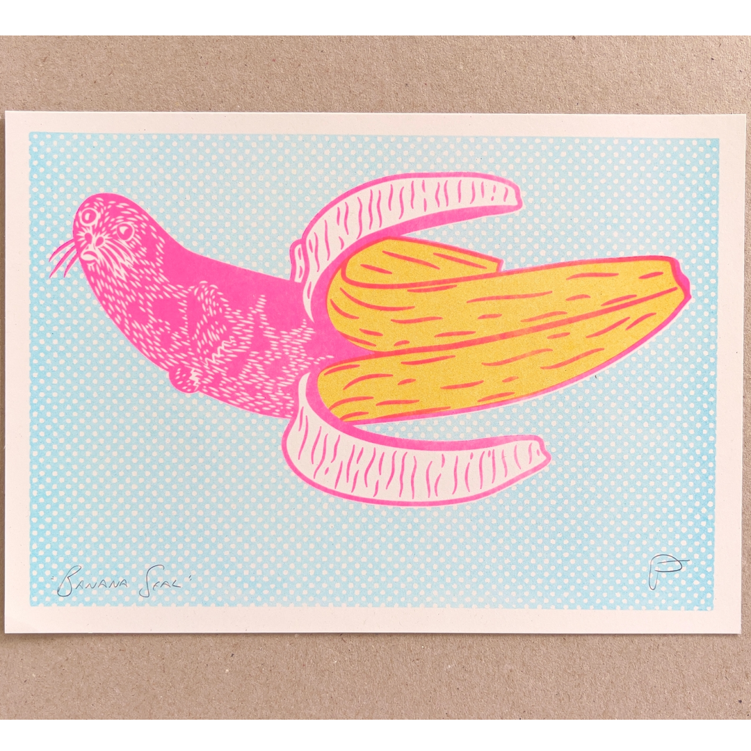 Banana Seal Print