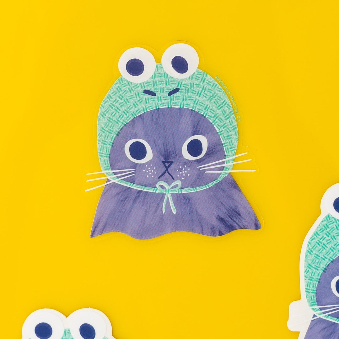 Frog Hat Sticker