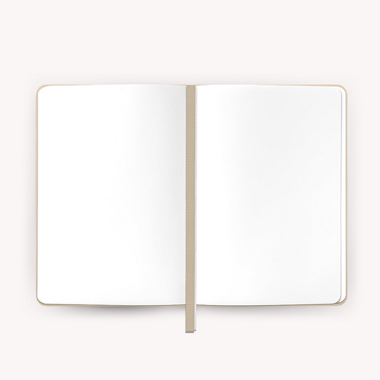 Small Blank Vegan Leather Notebooks Gry Mattr