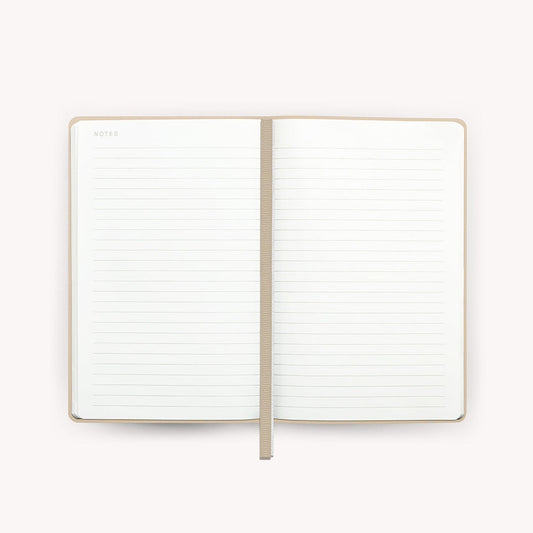 Large Lined Vegan Leather Notebooks Gry Mattr