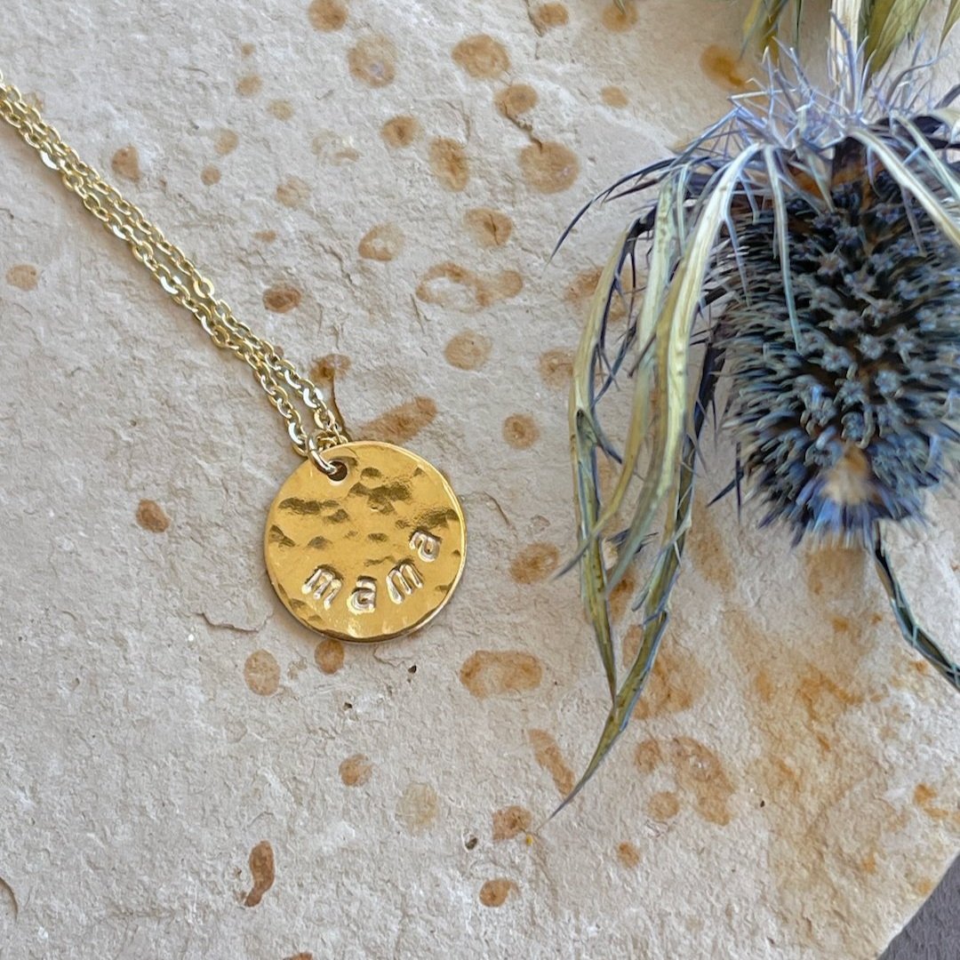 Mini Mama Necklace In Situ