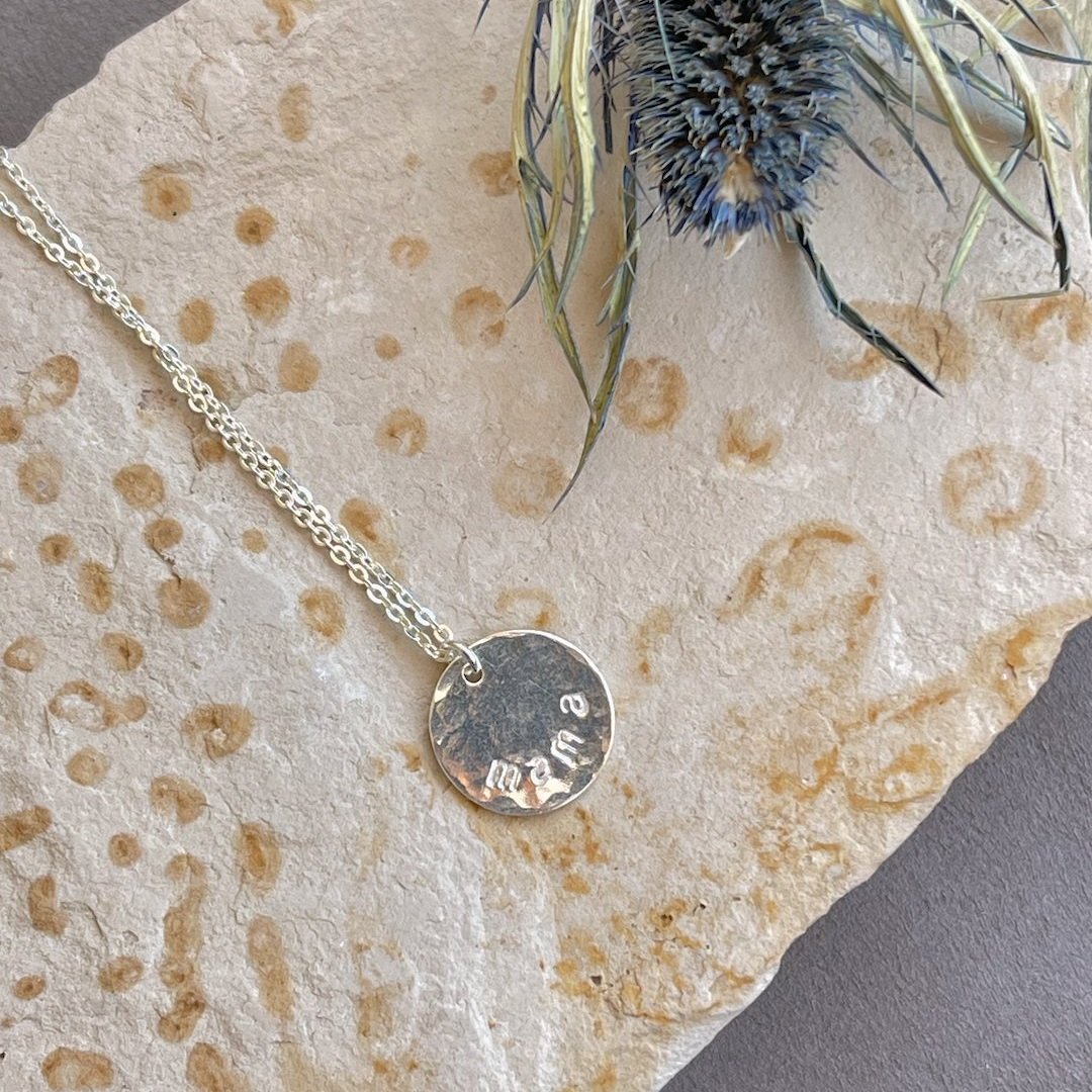 Mini Mama Necklace In Situ