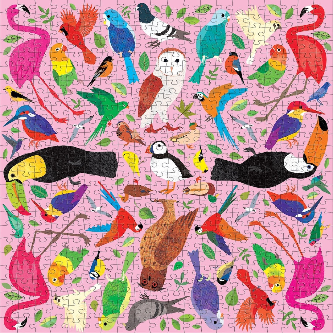 Kaleido-Birds 500 Piece Puzzle