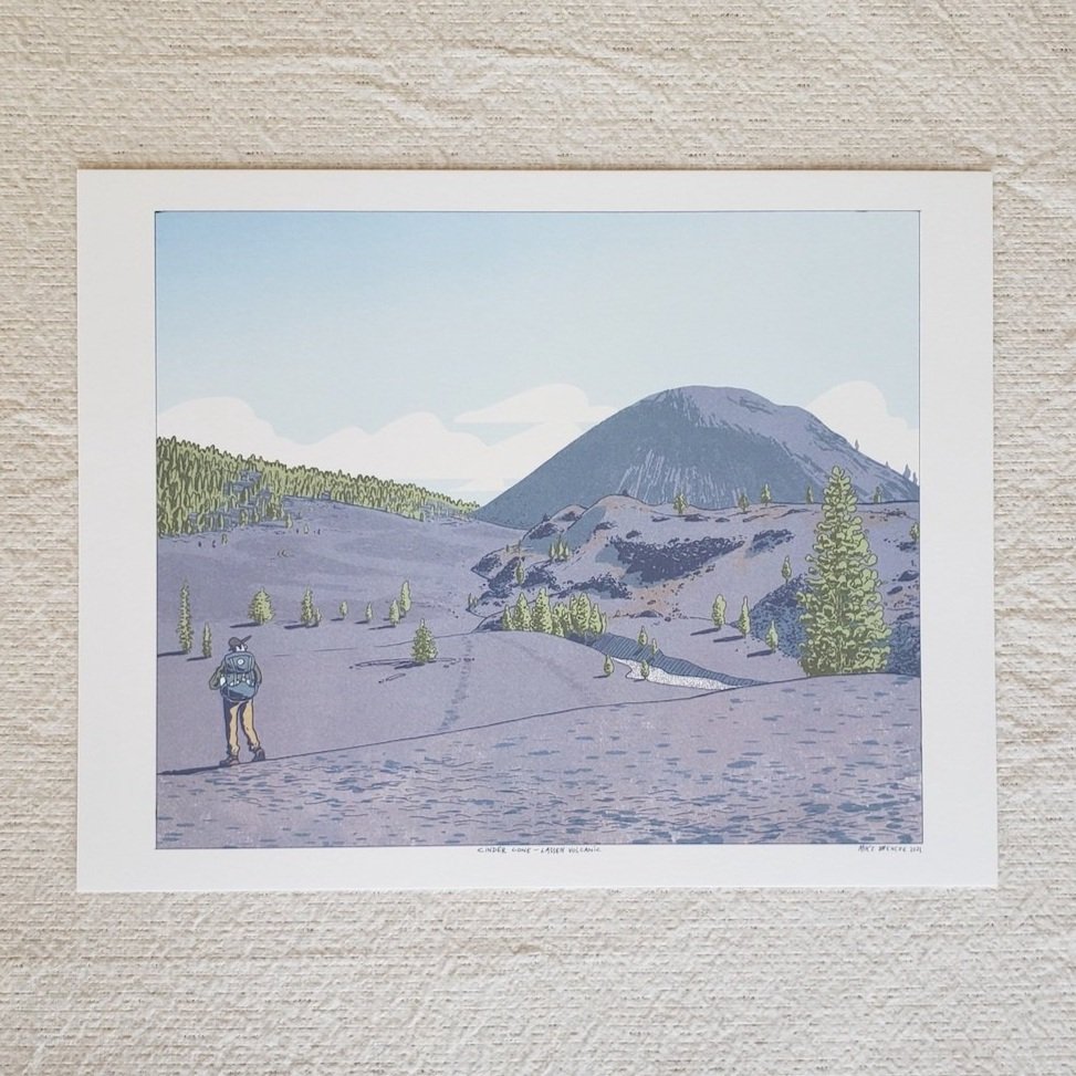 Lassen National Park Print Mike Bencze