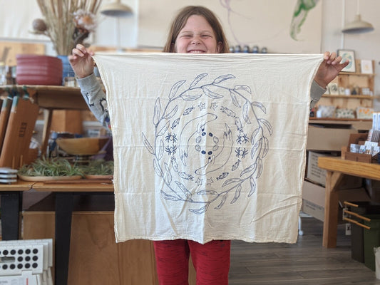 Sea Otter Tea Towel Megan Gnekow