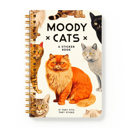 Moody Cats Sticker Book Chronicle Books