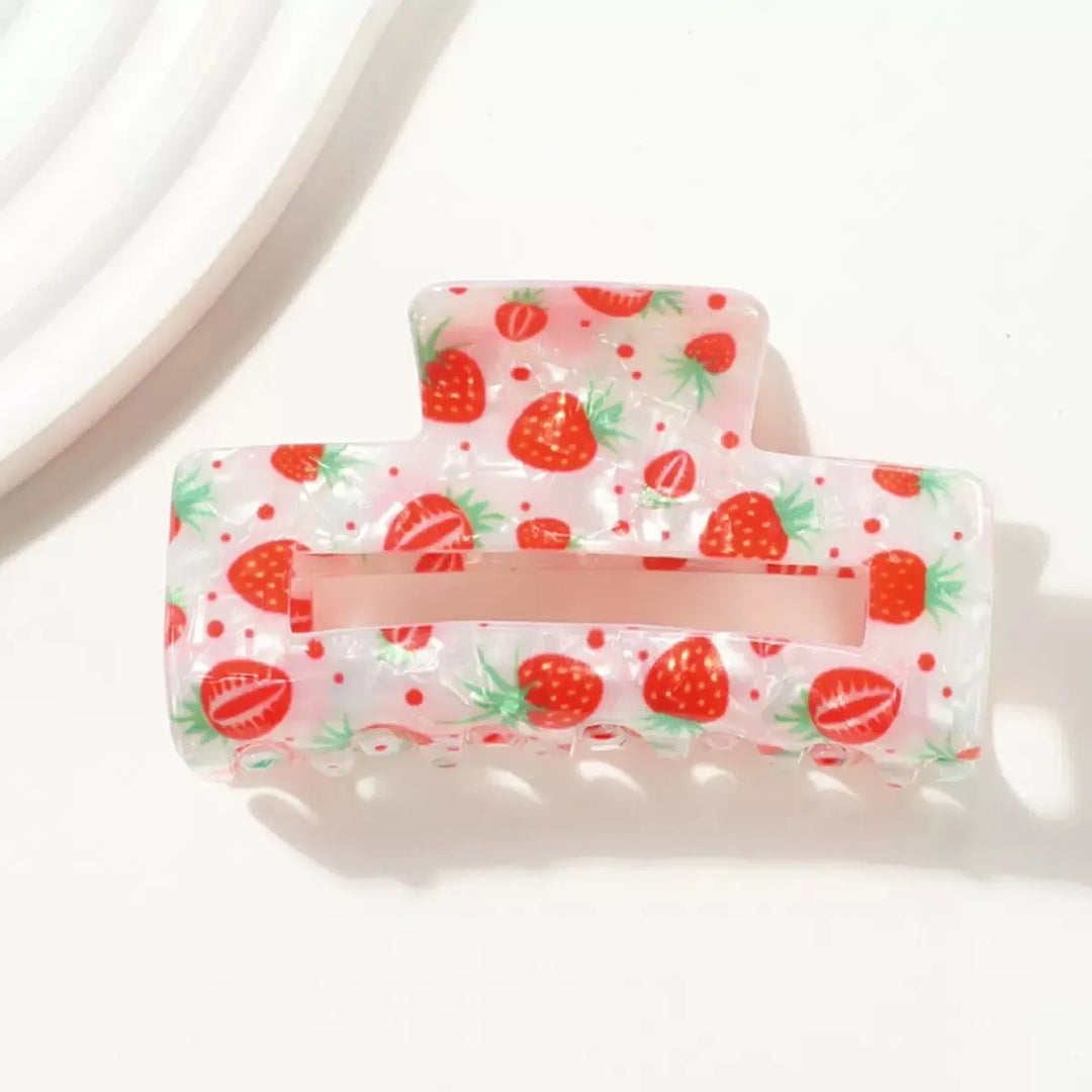 Fruit Confetti Claw Clip