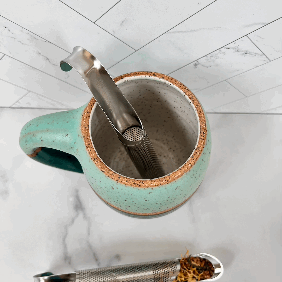 Sliding Tube Mesh Infuser Trishnna Tea