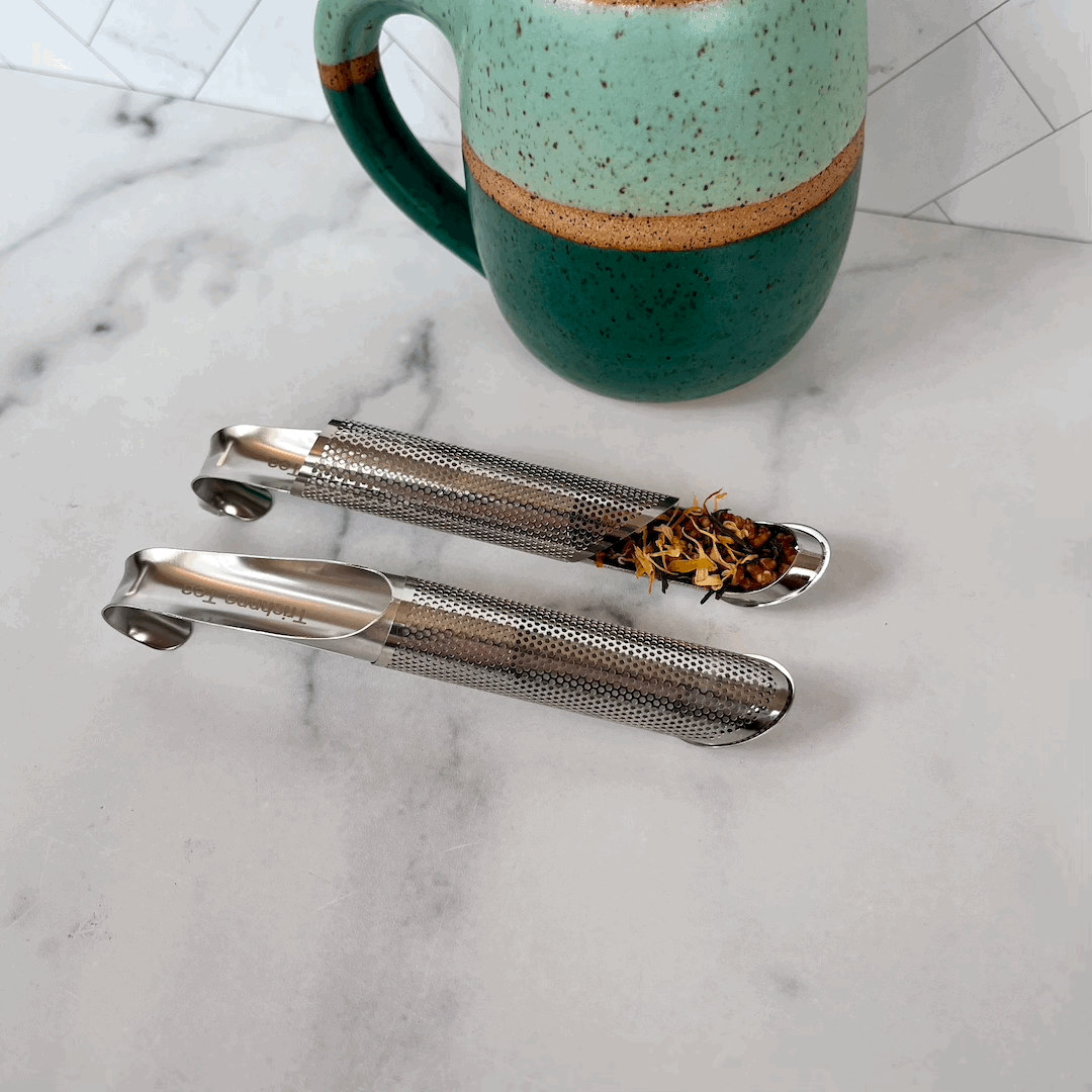 Sliding Tube Mesh Infuser Trishnna Tea