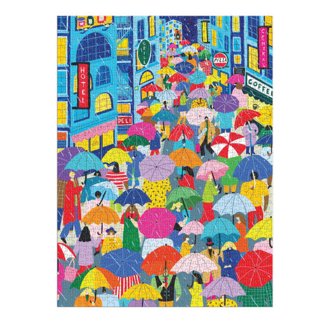 Umbrella Lane 1000 Piece Puzzle Chronicle Books
