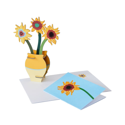 Van Gogh Flowers 3D Pop Out Card