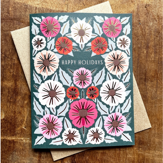 Multi-flower Holiday Box Card Set Katharine Watson