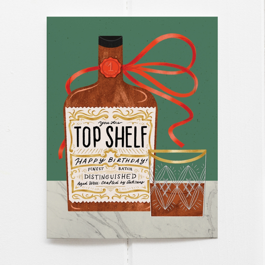 Top Shelf Whiskey Birthday