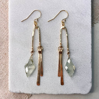 Diamond and Tine Earring