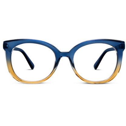 Fiona - Blue/Amber Ombre Readers