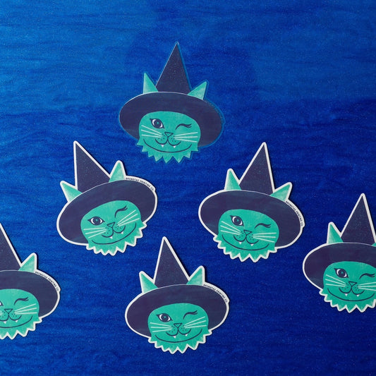 Witch Cat Sticker
