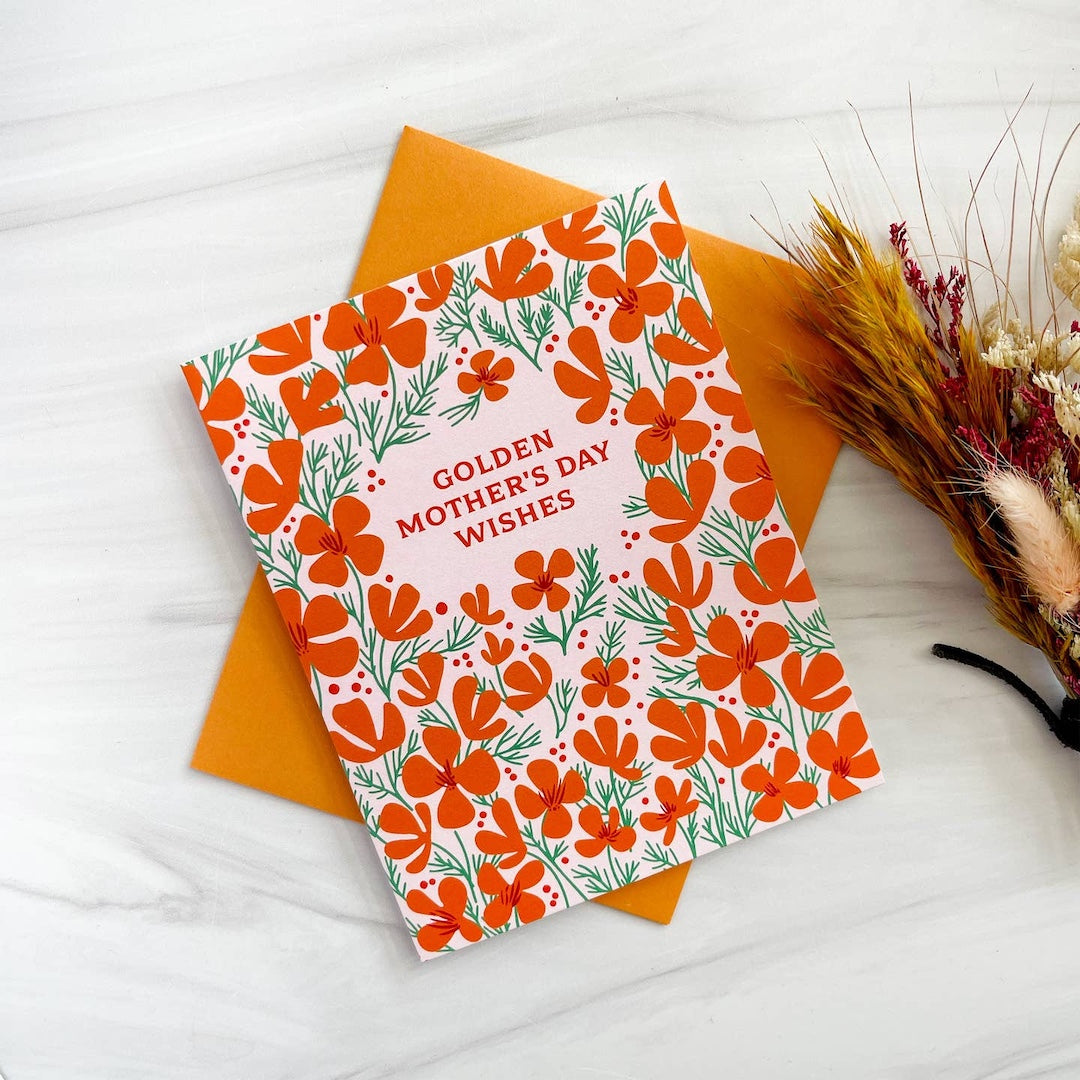 Golden Mother's Day Poppies