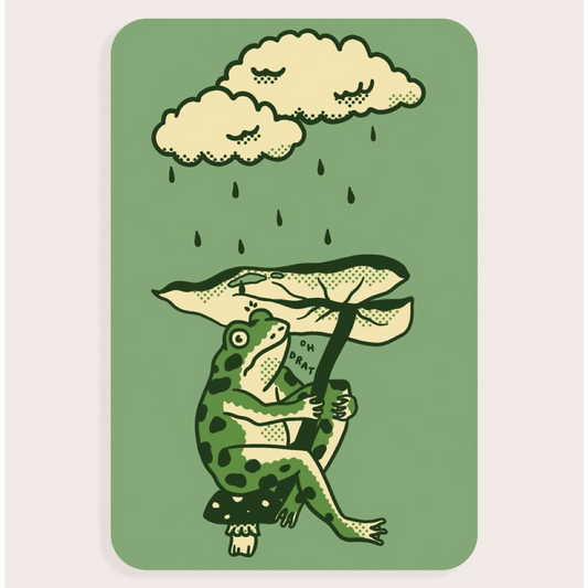 Leaf Umbrella Sticker