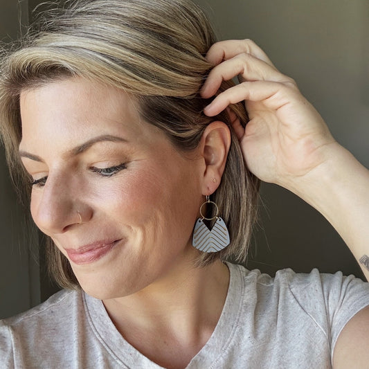 Dora Dusk Blue Earrings