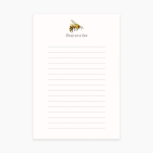Busy as a Bee Notepad