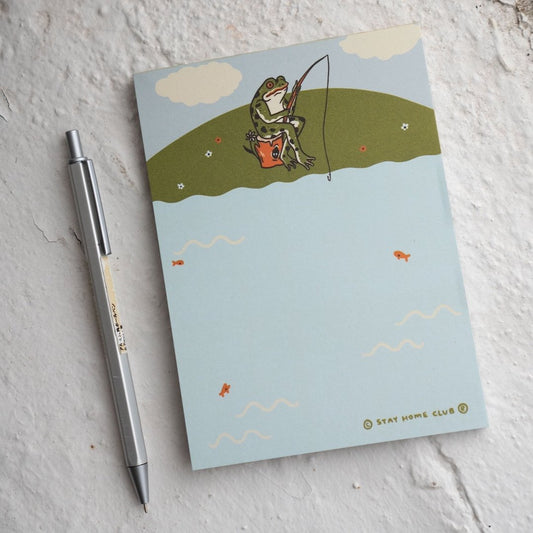 Fishing Frog Notepad