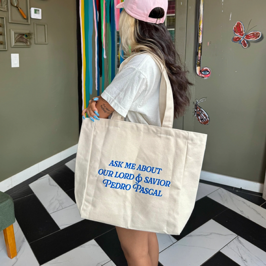 Pedro Pascal Tote Bag