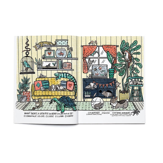 Pets Coloring + Activity Book
