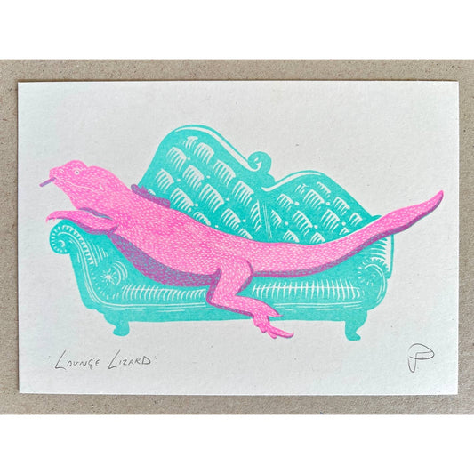 Lounge Lizard Print