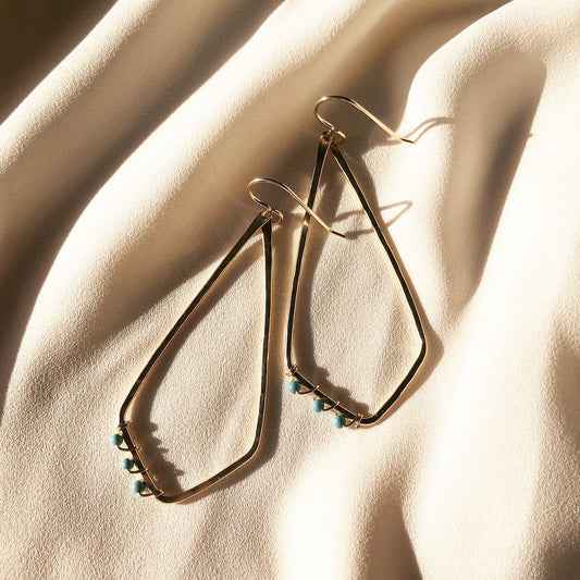 Aqua Earrings