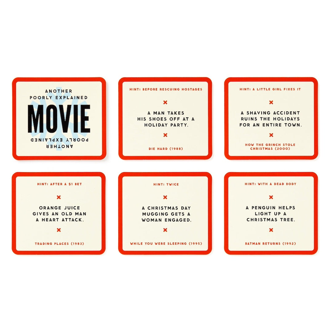 Poor Explained Movies Game Holiday Edition