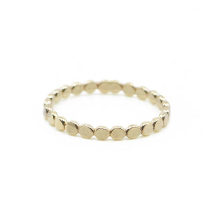 Gold Coin Stacking Ring