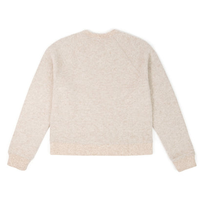 Women's Oatmeal Global Wool Sweater
