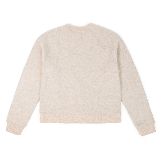 Women's Oatmeal Global Wool Sweater
