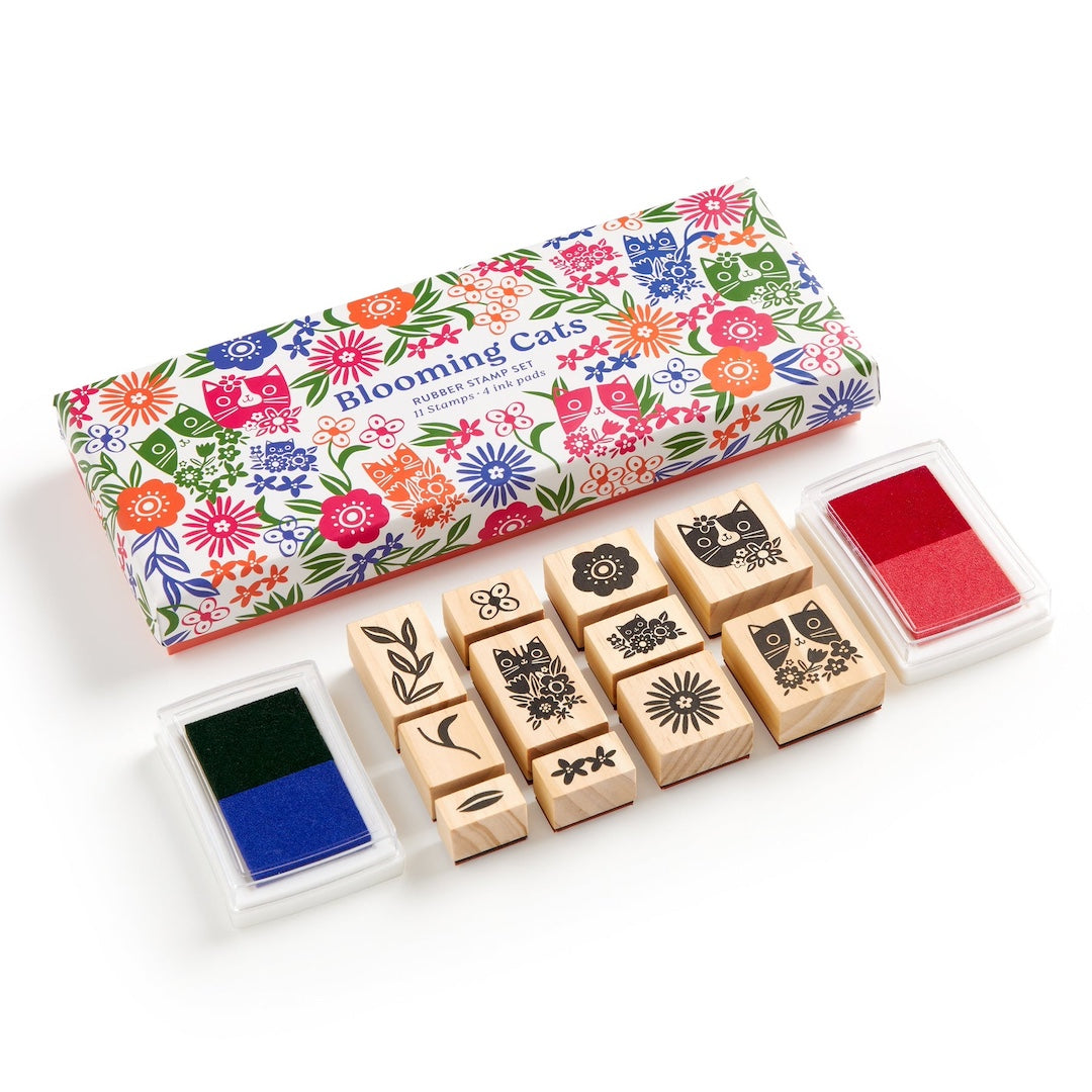 Blooming Cats Stamp Set