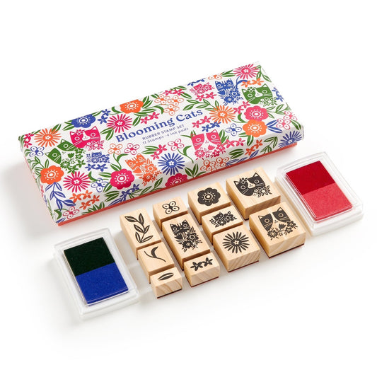 Blooming Cats Stamp Set