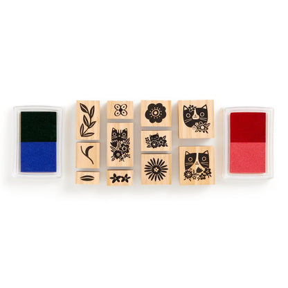 Blooming Cats Stamp Set