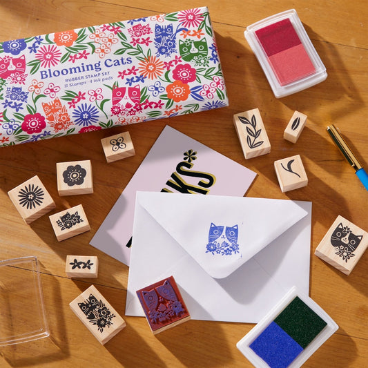 Blooming Cats Stamp Set