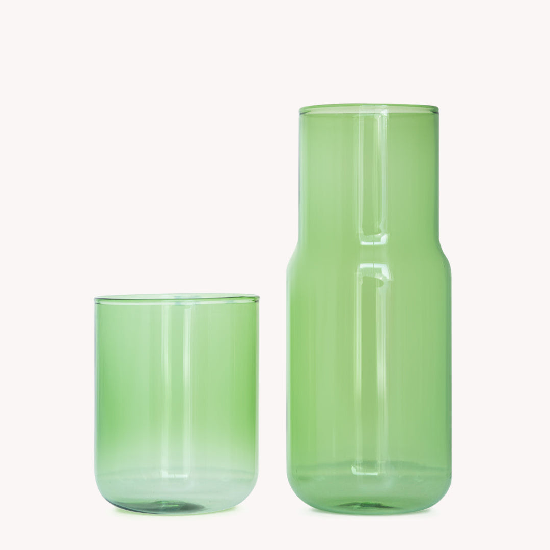 Tinted Glass Carafe Gry Mattr