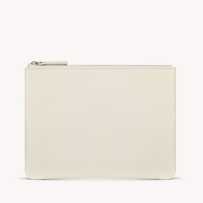 Vegan Leather Zip Pouch