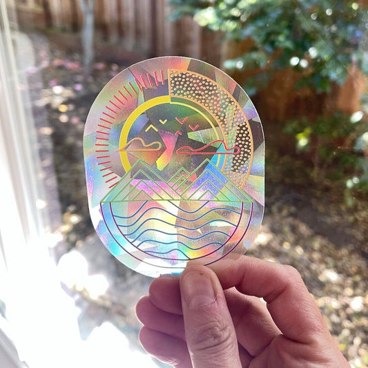 Mountain Sea Living Suncatcher