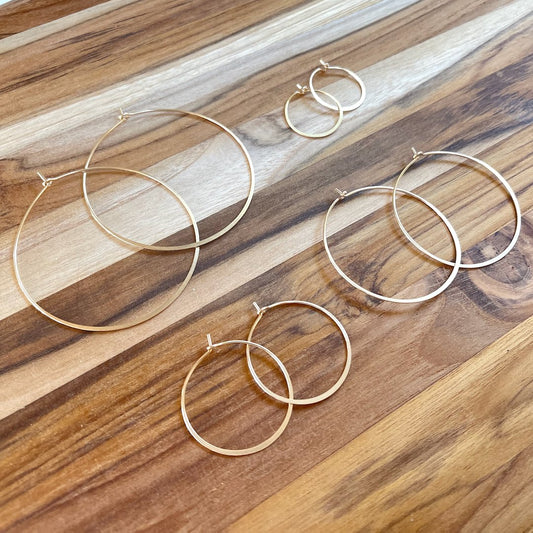 Linda Trent Gold Fill Hoops