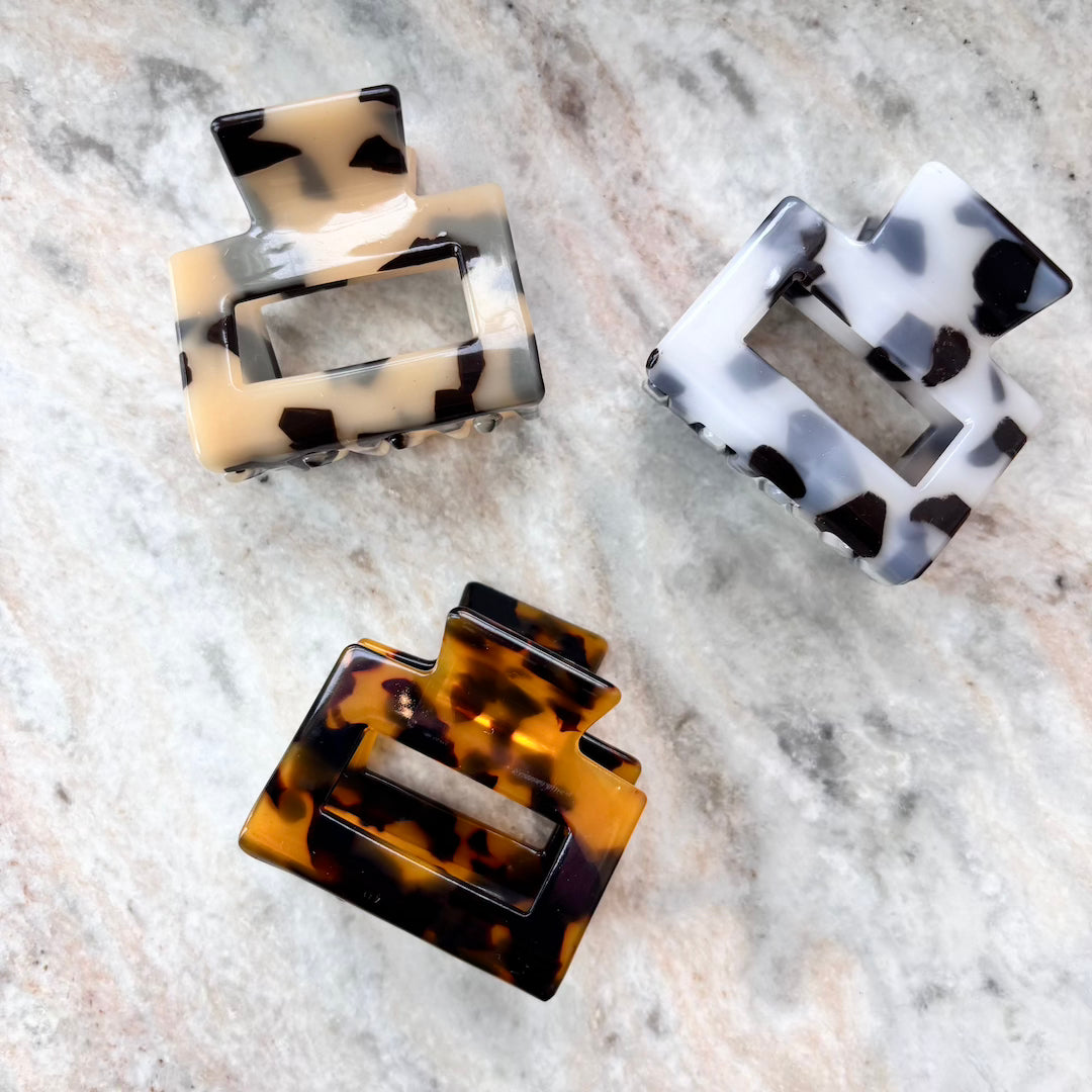 Simone Printed Claw Clip
